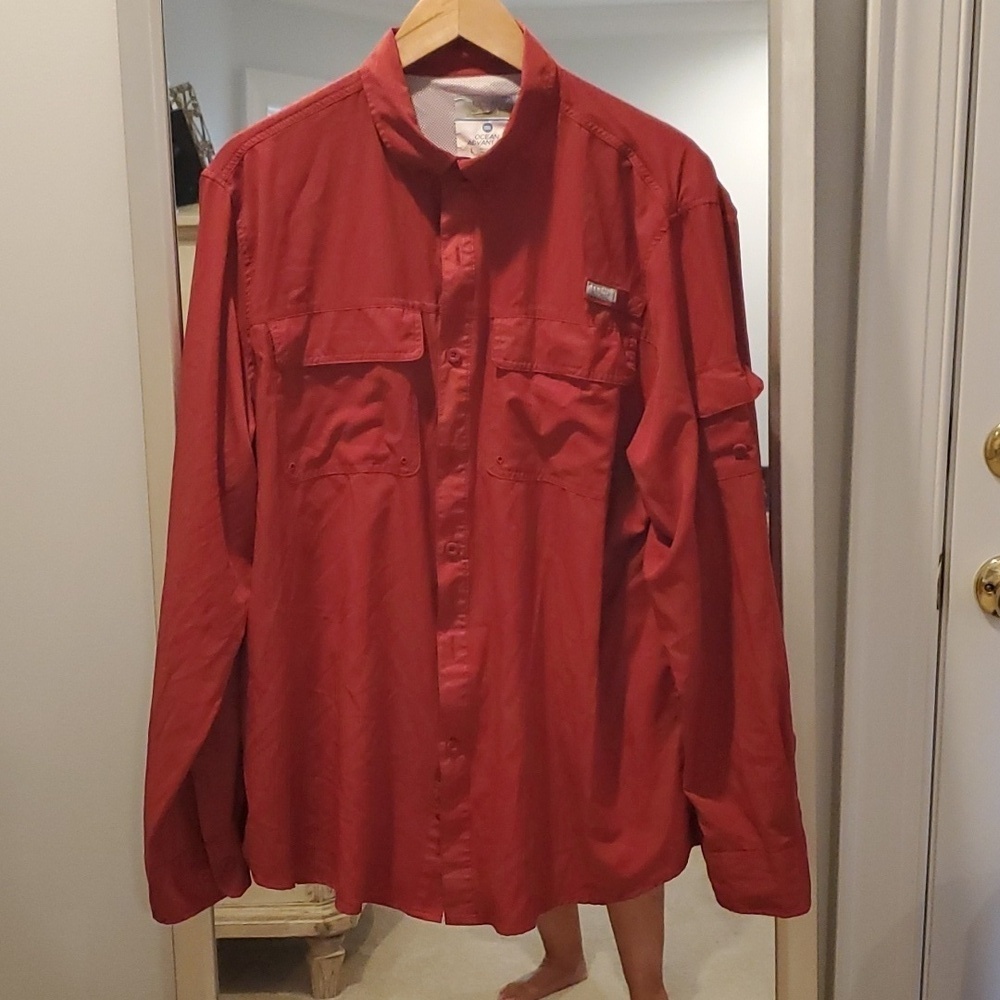 Ocean Coast Shirt Fishing Breathable Size Large (#20)